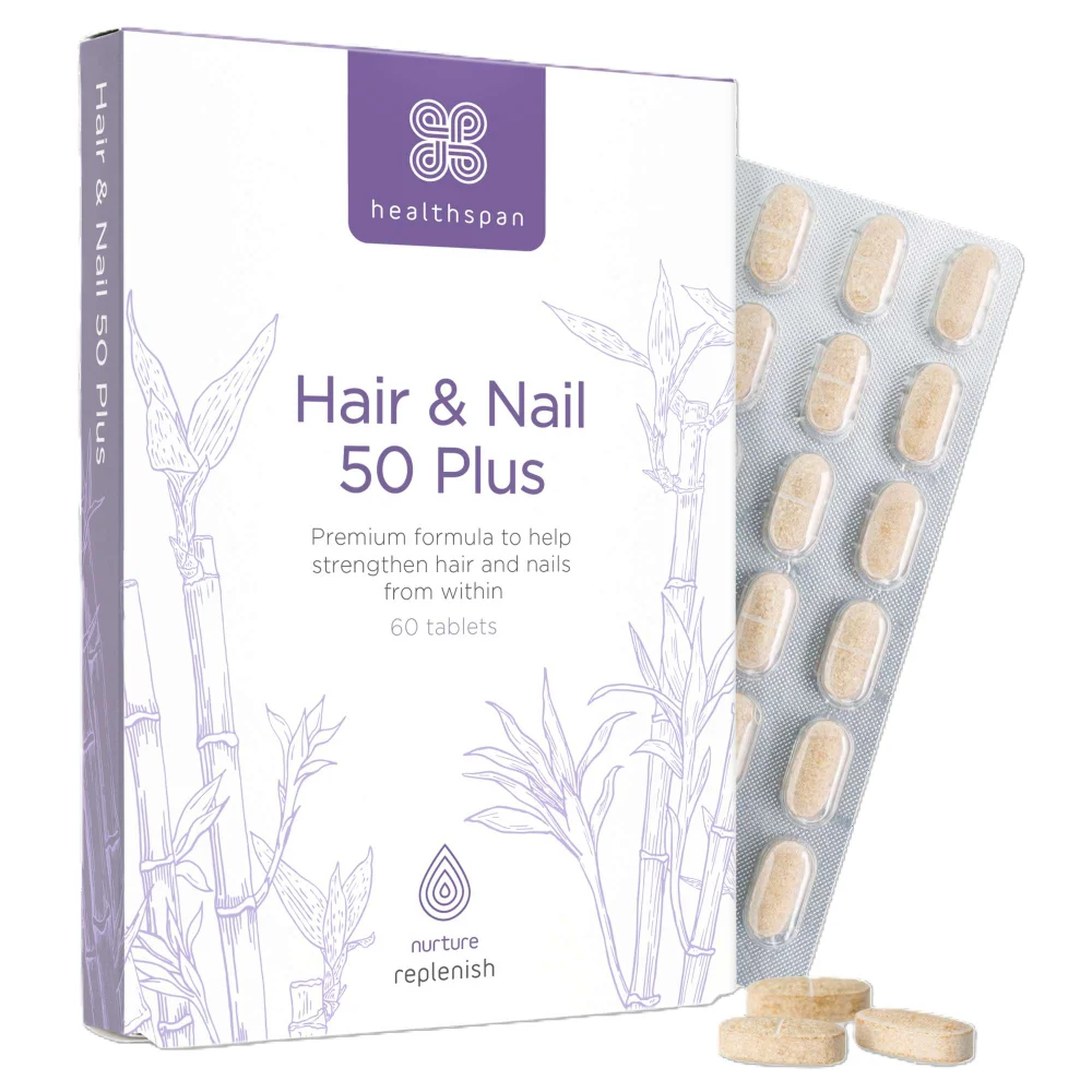 Healthspan Replenish Hair & Nail 50 Plus Tablets x 60 Image 1