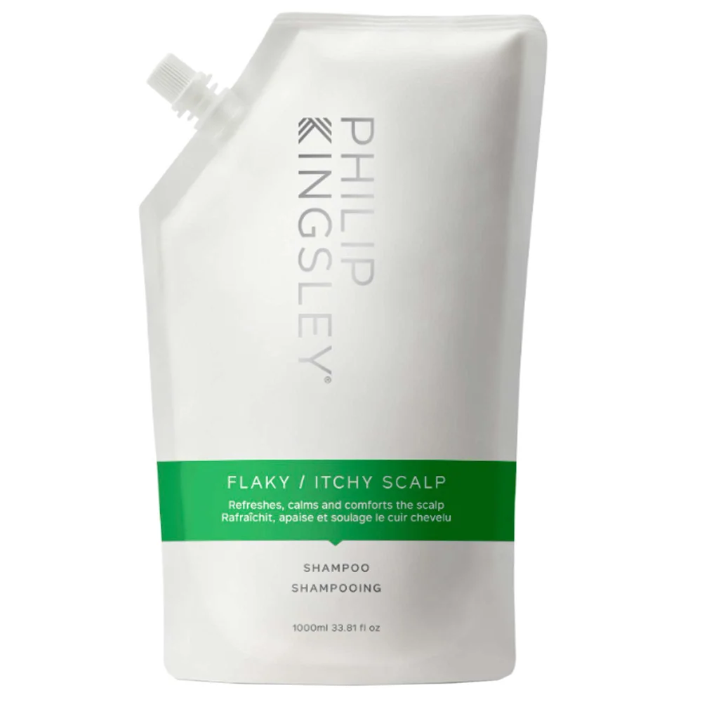 Philip Kingsley Flaky/Itchy Scalp Anti-Dandruff Shampoo Eco Refill Pouch 1000ml Image 1