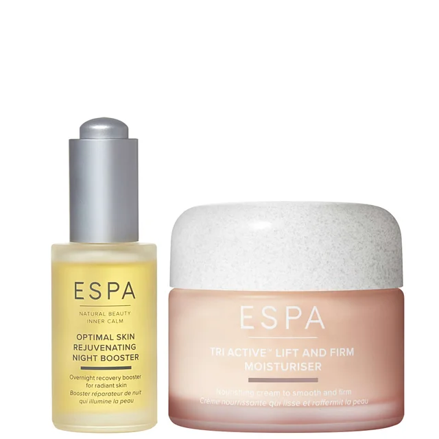 ESPA Bundles Duo: Optimal Skin Rejuvenating Night Booster 30ml & Tri-Active Lift & Firm Moisturiser 55ml