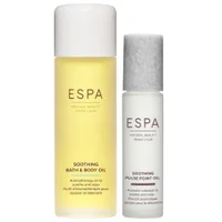 ESPA Duo: Soothing Bath & Body Oil 100ml & Pulse Point Oils 9ml