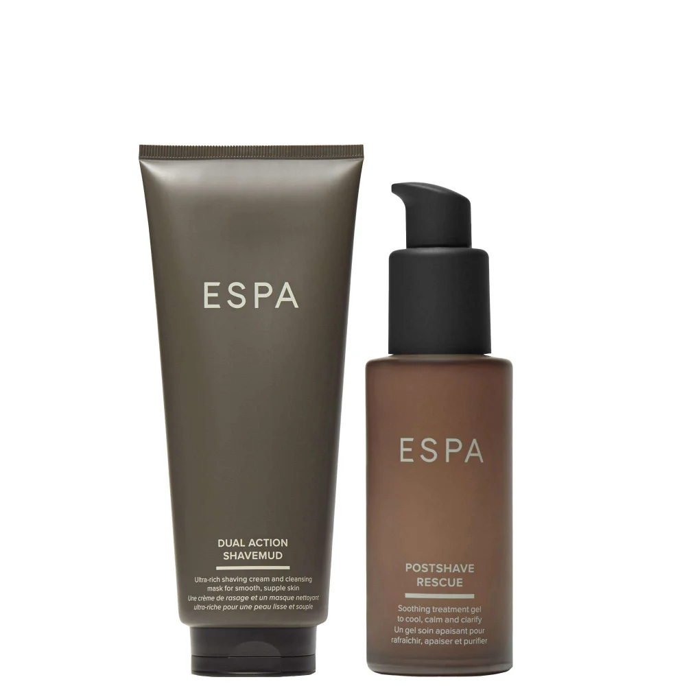 ESPA Duo: Dual-Action Shavemud 200ml & Postshave Rescue 50ml Image 1