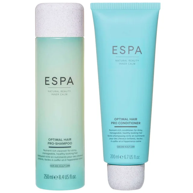 ESPA Duo: Optimal Hair Pro-Shampoo 250ml & Pro-Conditioner 200ml