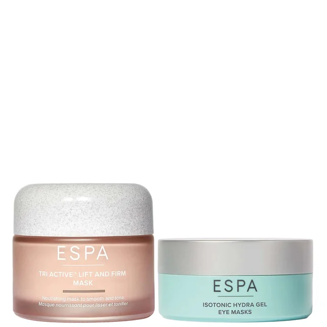 ESPA Duo: Isotonic Hydra Gel Eye Masks & Tri-Active Lift & Firm Mask 55ml