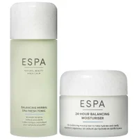 ESPA Duo: Balancing Herbal Spa-Fresh Tonic 200ml & 24 hr Balancing Moisturiser 55ml - undefined undefined