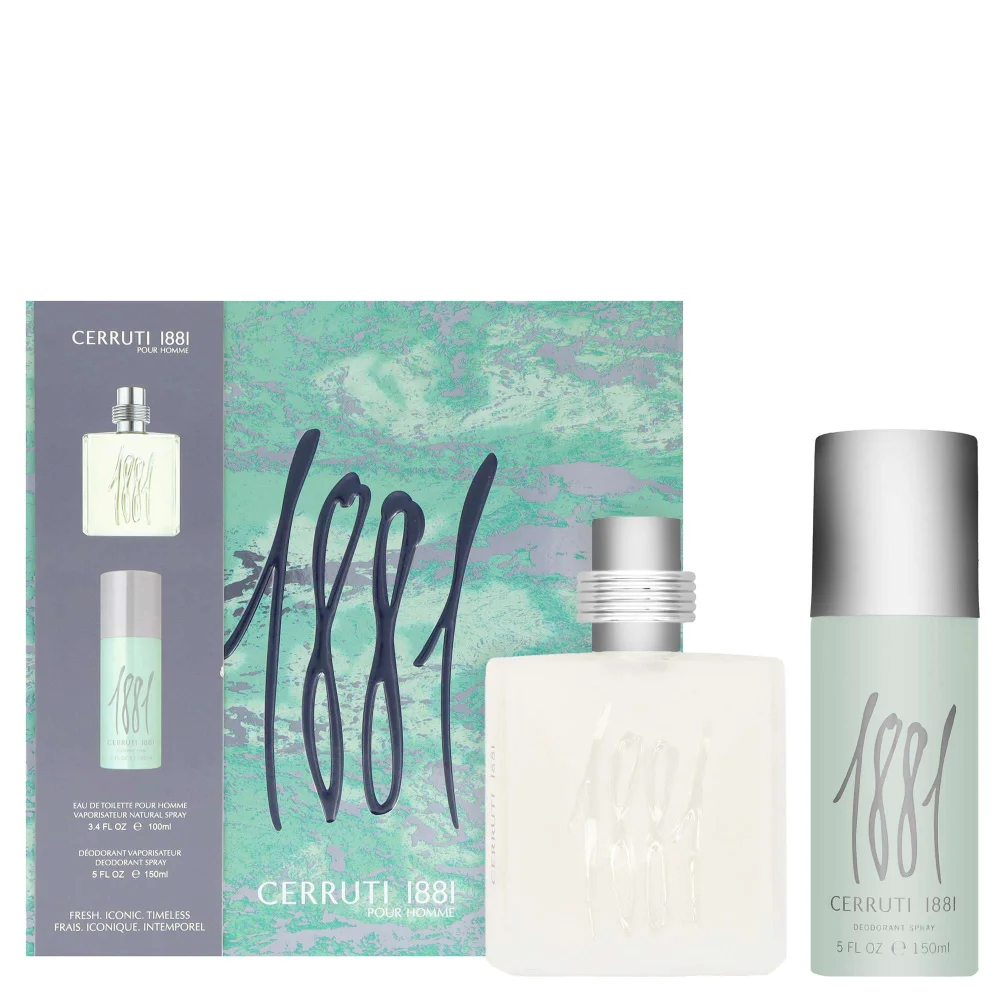 Cerruti 1881 Pour Homme Eau de Toilette Spray 100ml Gift Set Image 1