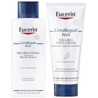 Eucerin Bundles Duo: UreaRepair Plus 10% Urea Lotion 250ml & Foot Cream 100ml