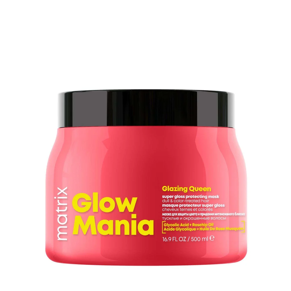 Matrix Glow Mania Glazing Queen: Super Gloss Protecting Mask 500ml Image 1