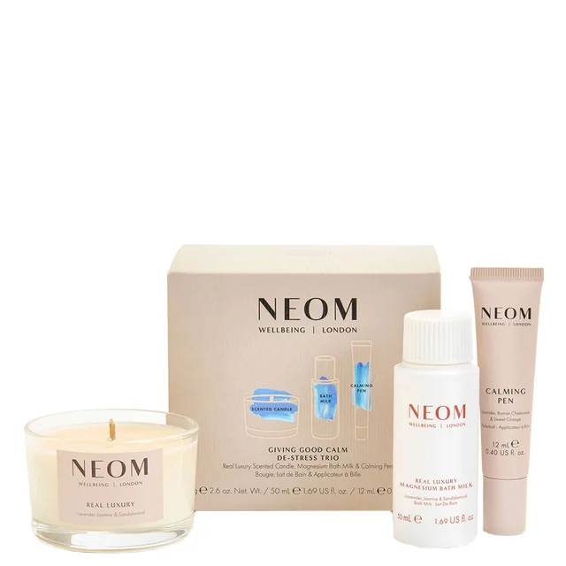Neom Wellbeing London Scent To De-Stress Giving Good Calm De-Stress Trio (Worth £52)