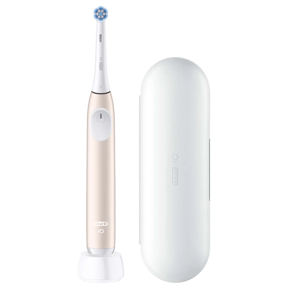 Oral-B iO2 Pink Electric Toothbrush + Travel Case Image 1