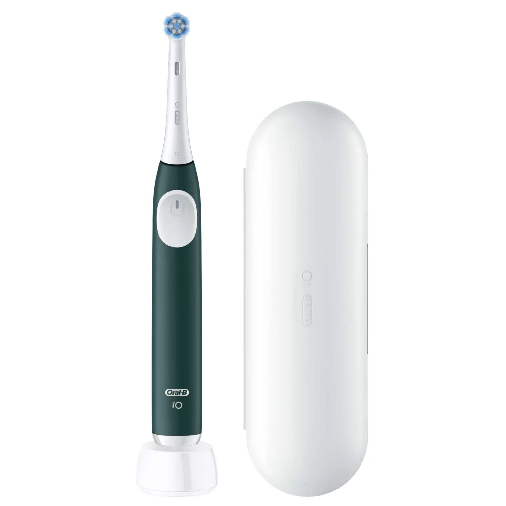 Oral-B iO 2 Forest Green Electric Toothbrush + Travel Case Image 1
