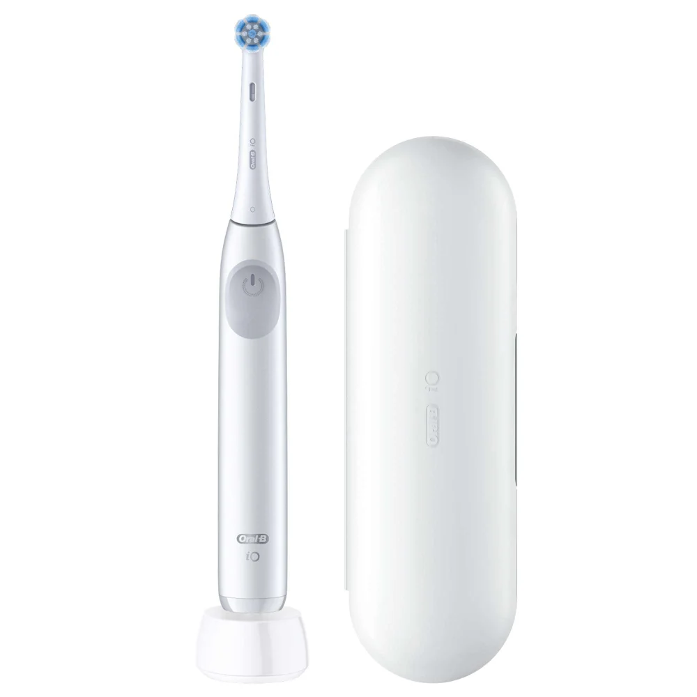 Oral-B iO 2 Simple White Electric Toothbrush + Travel Case Image 1
