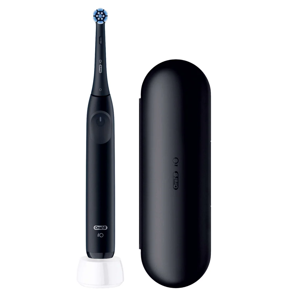 Oral-B iO2 Night Black Electric Toothbrush + Travel Case Image 1