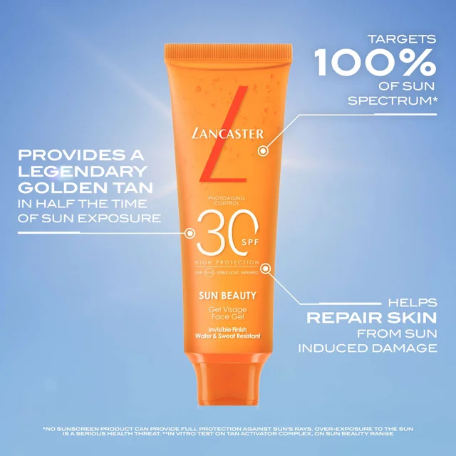 Lancaster Sun Sport Invisible Face Gel SPF30 50ml