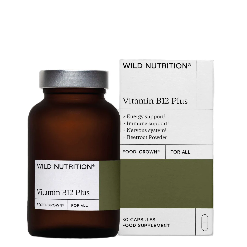 Wild Nutrition Supplements Food-Grown® Vitamin B12 Plus Capsules x 30 Image 1