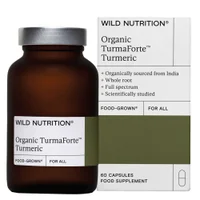 Wild Nutrition Supplements Food-Grown® Organic Turmaforte™ Turmeric Capsules x 60