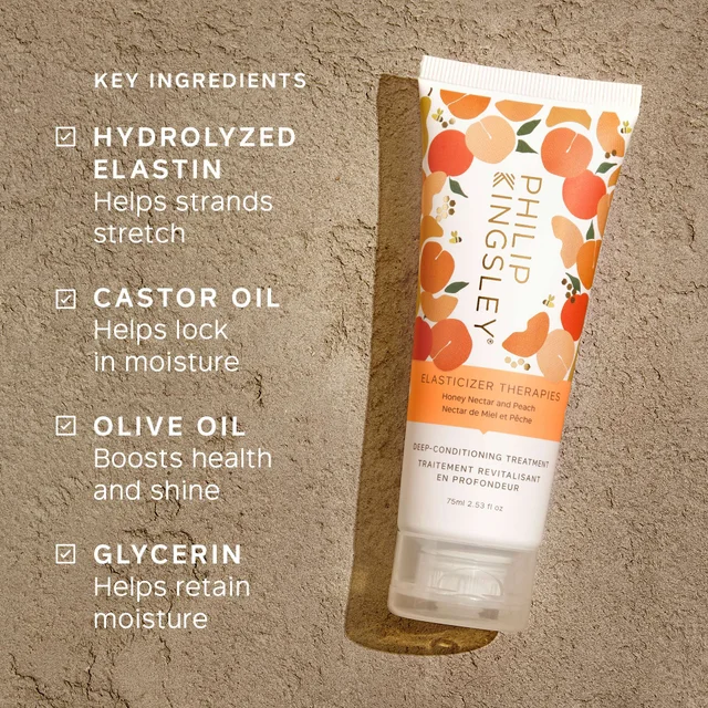 Philip Kingsley Honey Nectar & Peach Elasticizer Deep-Conditioning Treatment 75ml