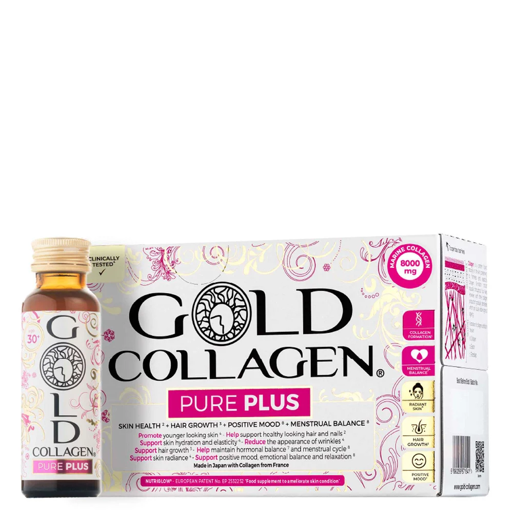 Gold Collagen Liquid Supplement Pure Plus Liquid Supplement For 30+ 10 x 50ml Image 1
