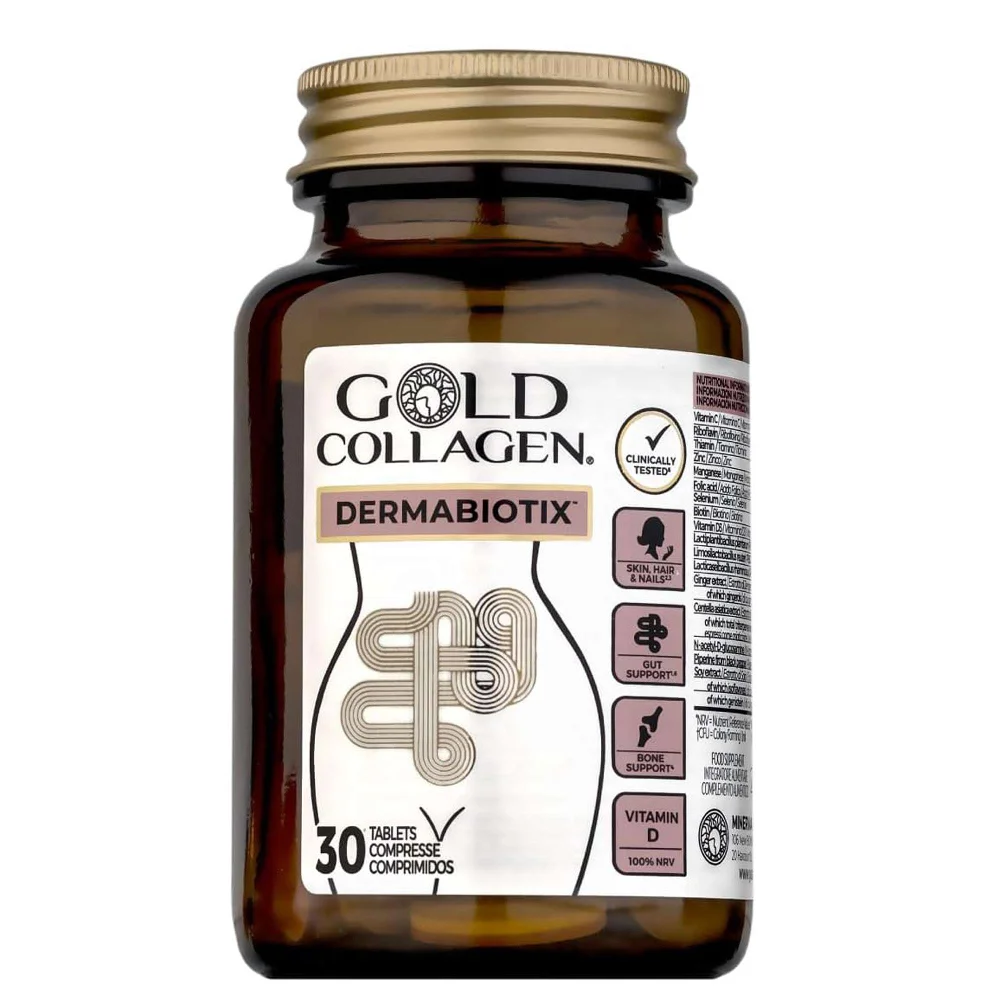 Gold Collagen Dermabiotix Tablets x 30 Image 1