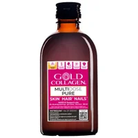 Gold Collagen Liquid Supplement Multidose Pure Skin, Hair & Nails Liquid Supplement 20 x 15ml - undefined undefined