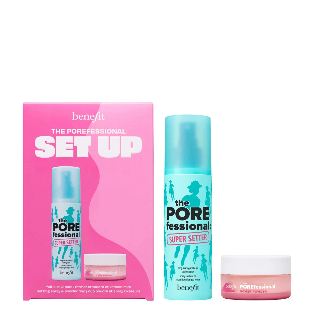 benefit The Porefessional Set Up Setting Spray & Powder Duo (Worth £45) Image 1