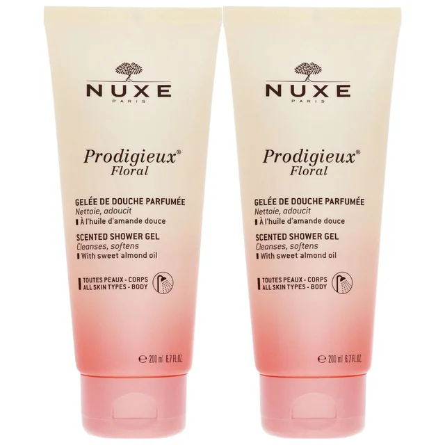 Nuxe Bundles Duo: Prodigieux Floral Scented Shower Gel 200ml x2