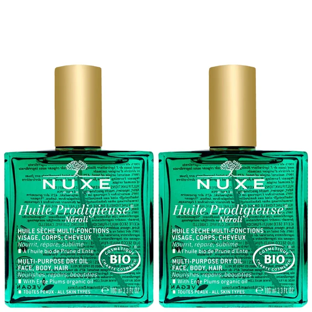 Nuxe Bundles Duo: Huile Prodigieuse Neroli Multi-Purpose Dry Oil Spray 100ml x 2