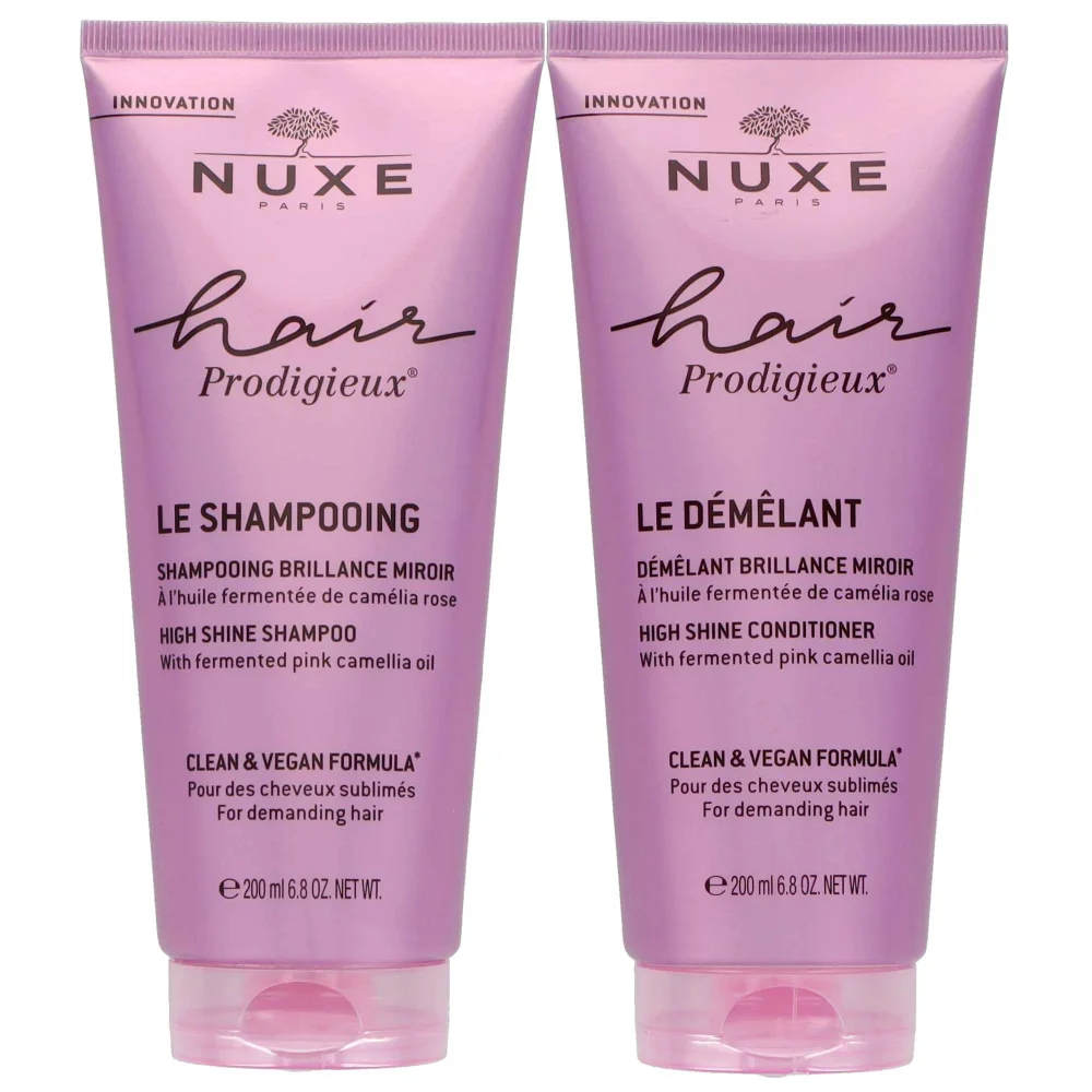 Nuxe Duo: Hair Prodigieux High Shine Shampoo 200ml & Conditioner 200ml Image 1