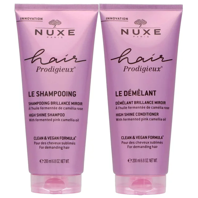 Nuxe Duo: Hair Prodigieux High Shine Shampoo 200ml & Conditioner 200ml