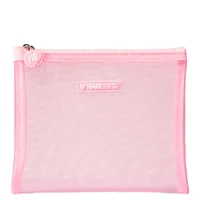 Hairburst Pink Mesh Wash Bag