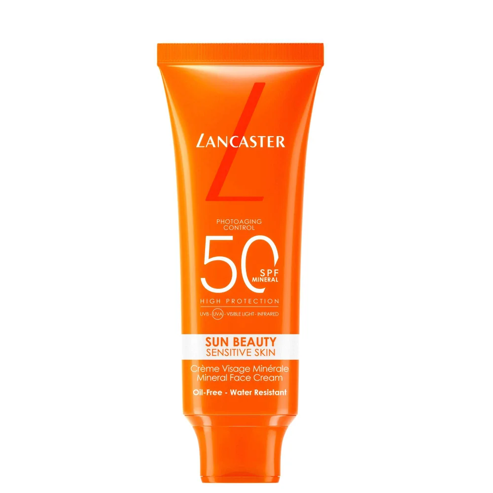 Lancaster Sun Beauty Sensitive Skin Mineral Face Cream SPF50 50ml Image 1