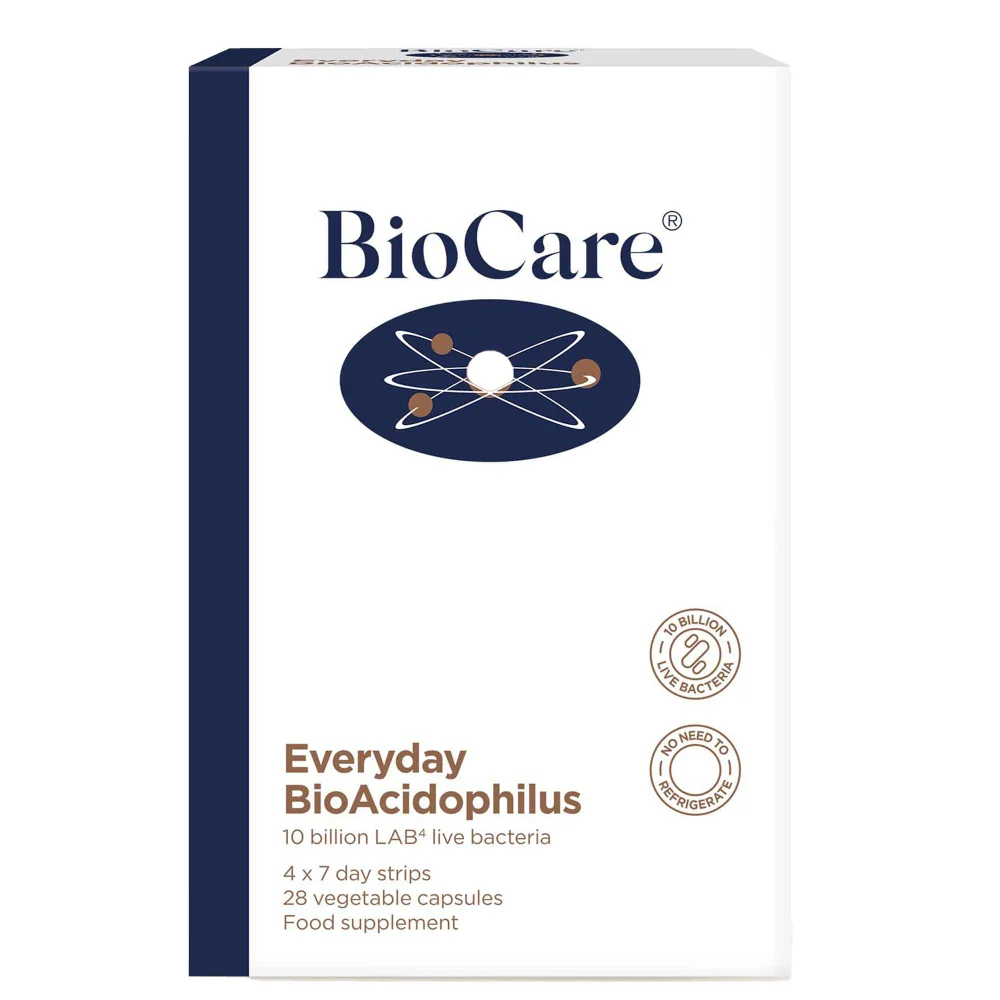 BioCare Digestion Supplements Everyday BioAcidophilus x 28 Capsules Image 1