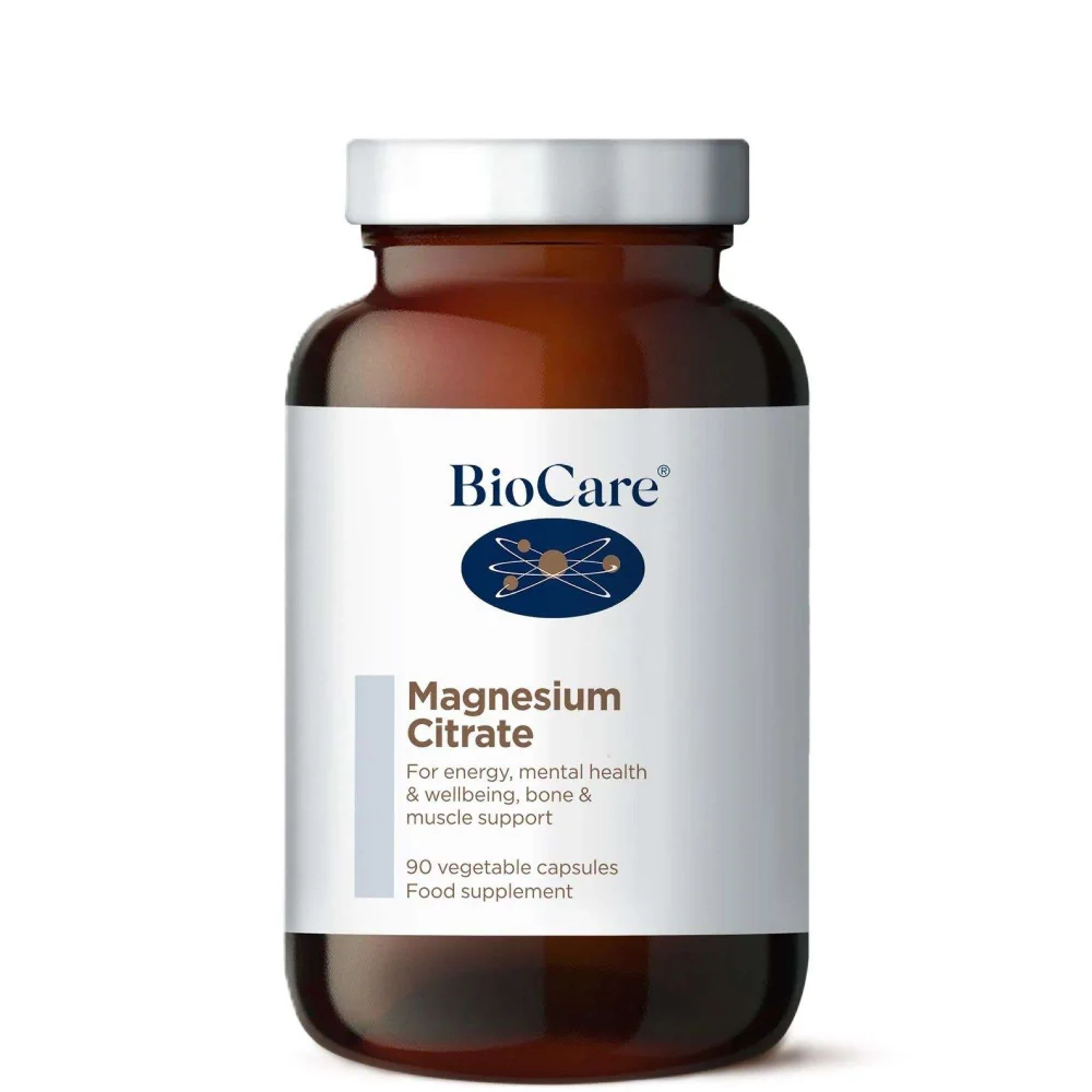 BioCare Minerals Supplements Magnesium Citrate x 90 Capsules Image 1