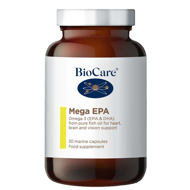 BioCare Fish Oil Supplements Mega Epa Marine x 30 Capsules