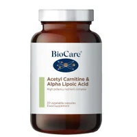 BioCare Weight Management Supplements Acetyl Carnitine & Alpha Lipoic Acid x 30 Capsules - undefined undefined