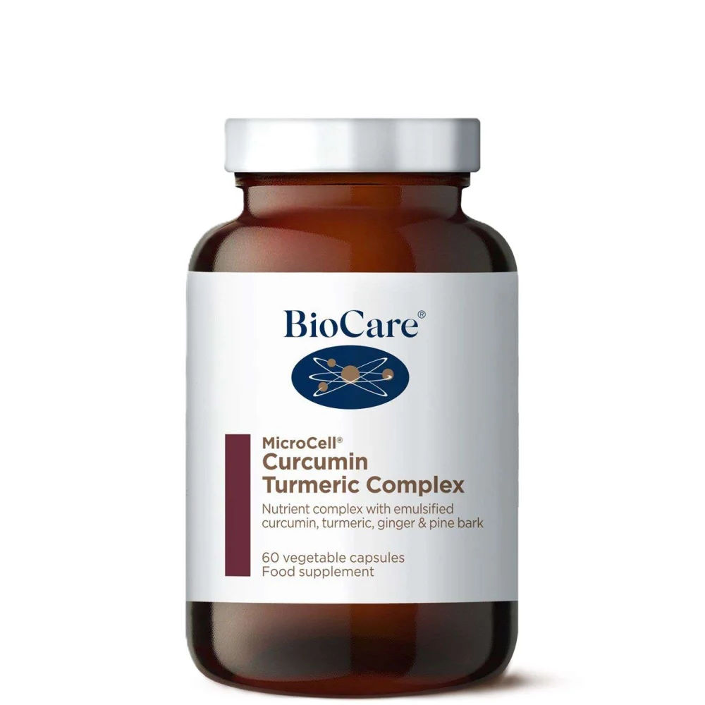 BioCare Joint & Bone Supplements Microcell Curcumin Turmeric Complex x 60 Capsules Image 1