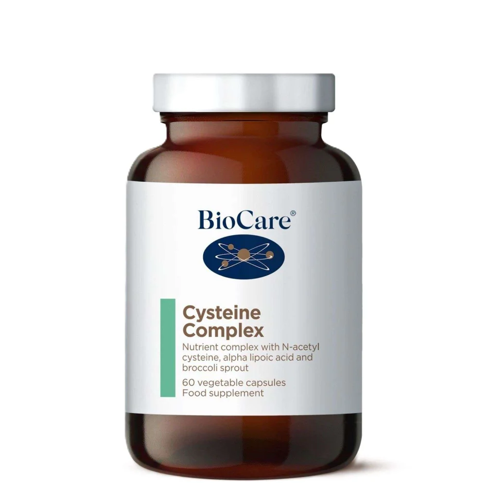 BioCare Antioxidant Supplements Cysteine Complex x 60 Capsules Image 1