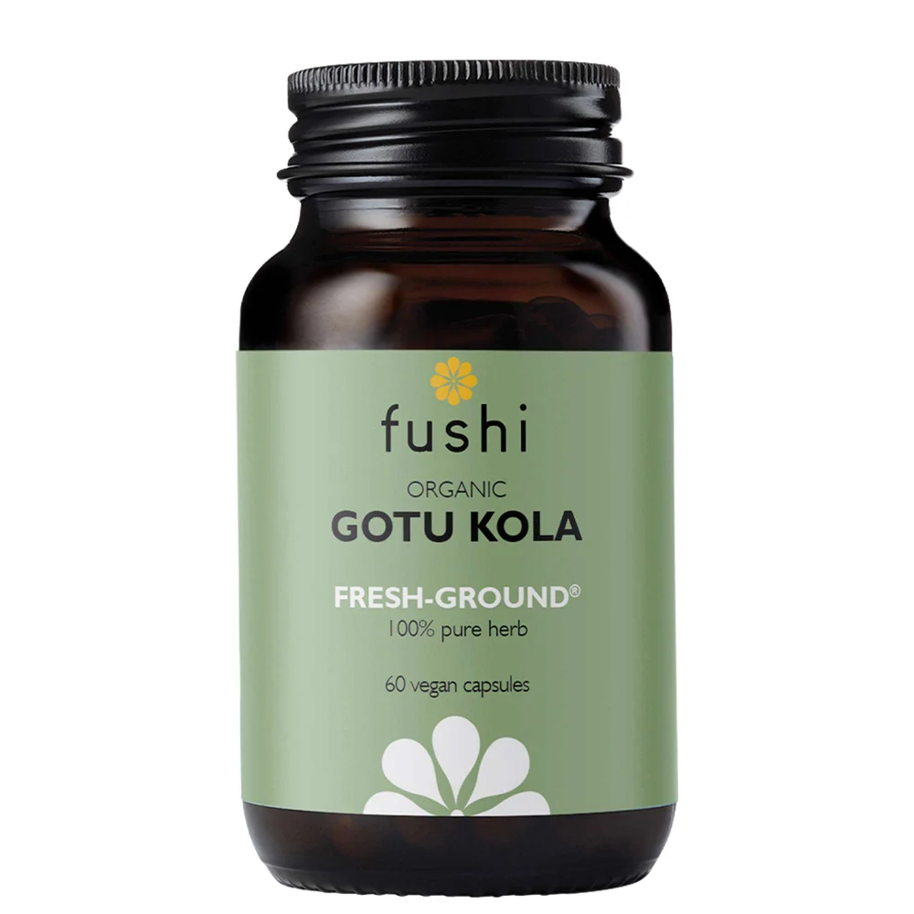 Fushi Single Herb Supplements Organic Gotu Kola x 60 Capsules Image 1