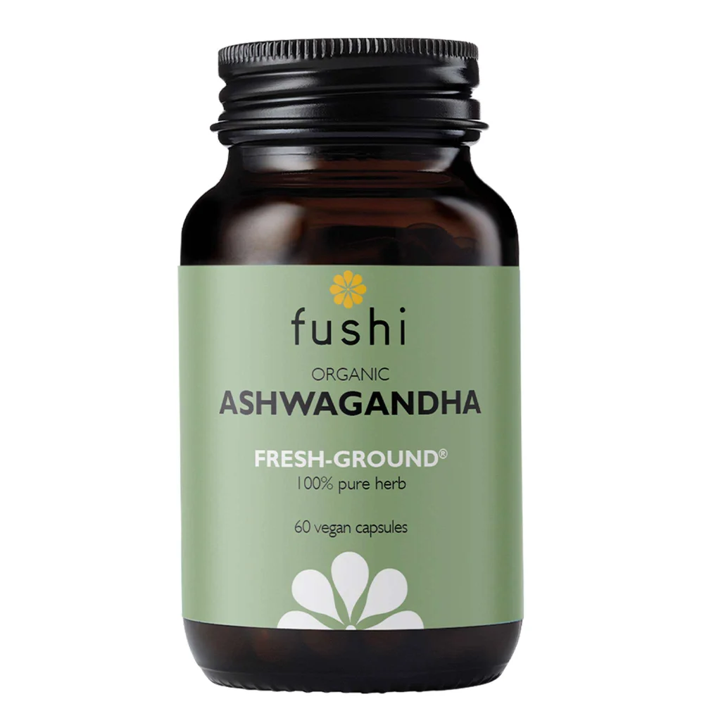 Fushi Single Herb Supplements Organic Ashwagandha x 60 Capsules Image 1