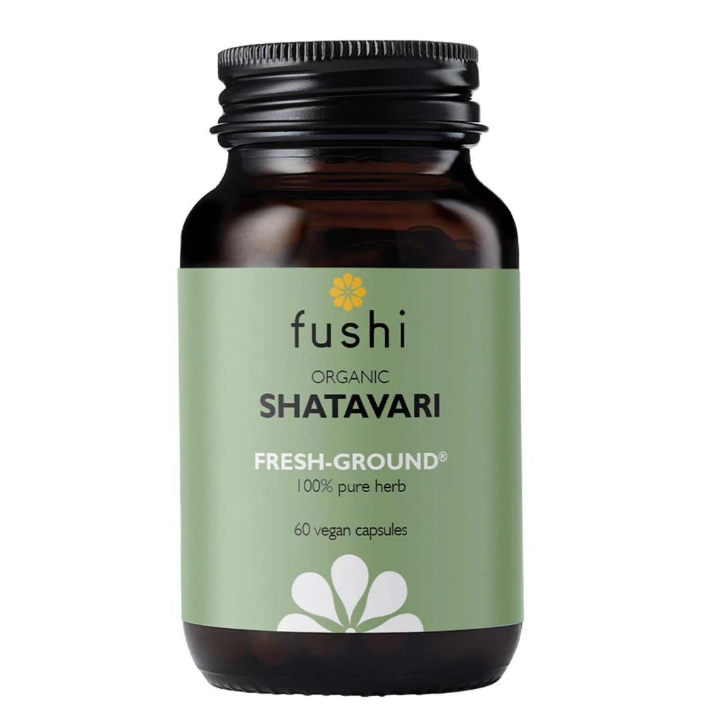 Fushi Single Herb Supplements Organic Shatavari x 60 Capsules Image 1