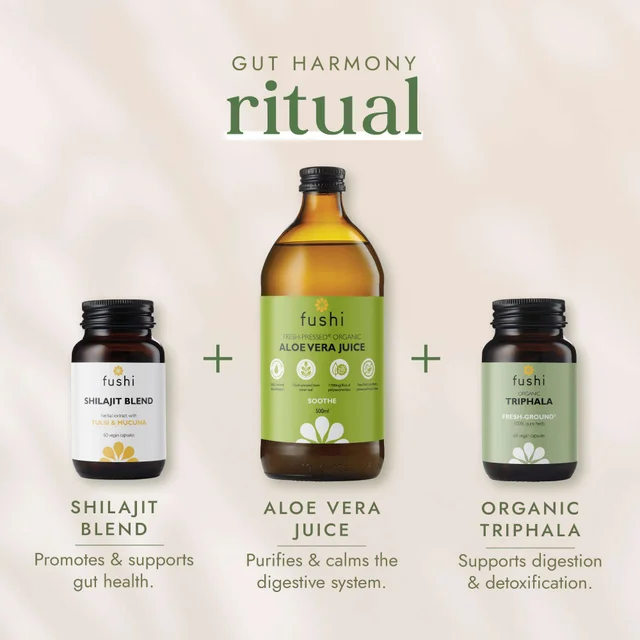 Fushi Natural Energy Supplements Shilajit Blend x 60 Capsules