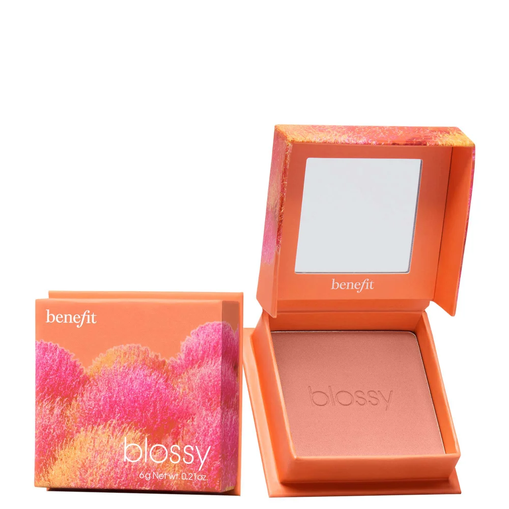 benefit WANDERful World Blush Blossy Apricot Powder Blush 6g Image 1