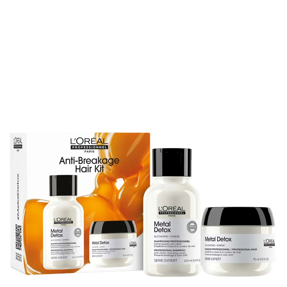 L'Oréal Professionnel Metal Detox Mini Shampoo & Hair Mask Kit Image 1