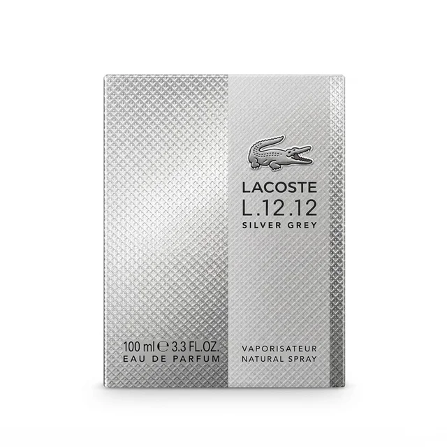 Lacoste L.12.12 Silver Grey Eau de Parfum Spray 50ml