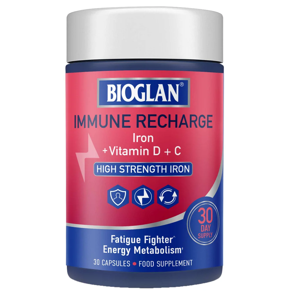 Bioglan Immune Recharge Fatigue Fighter Energy Metabolism x 30 Capsules Image 1