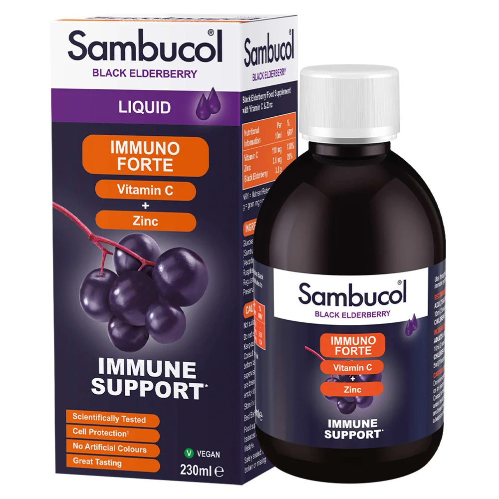 Sambucol Immuno Forte Liquid 230ml Image 1