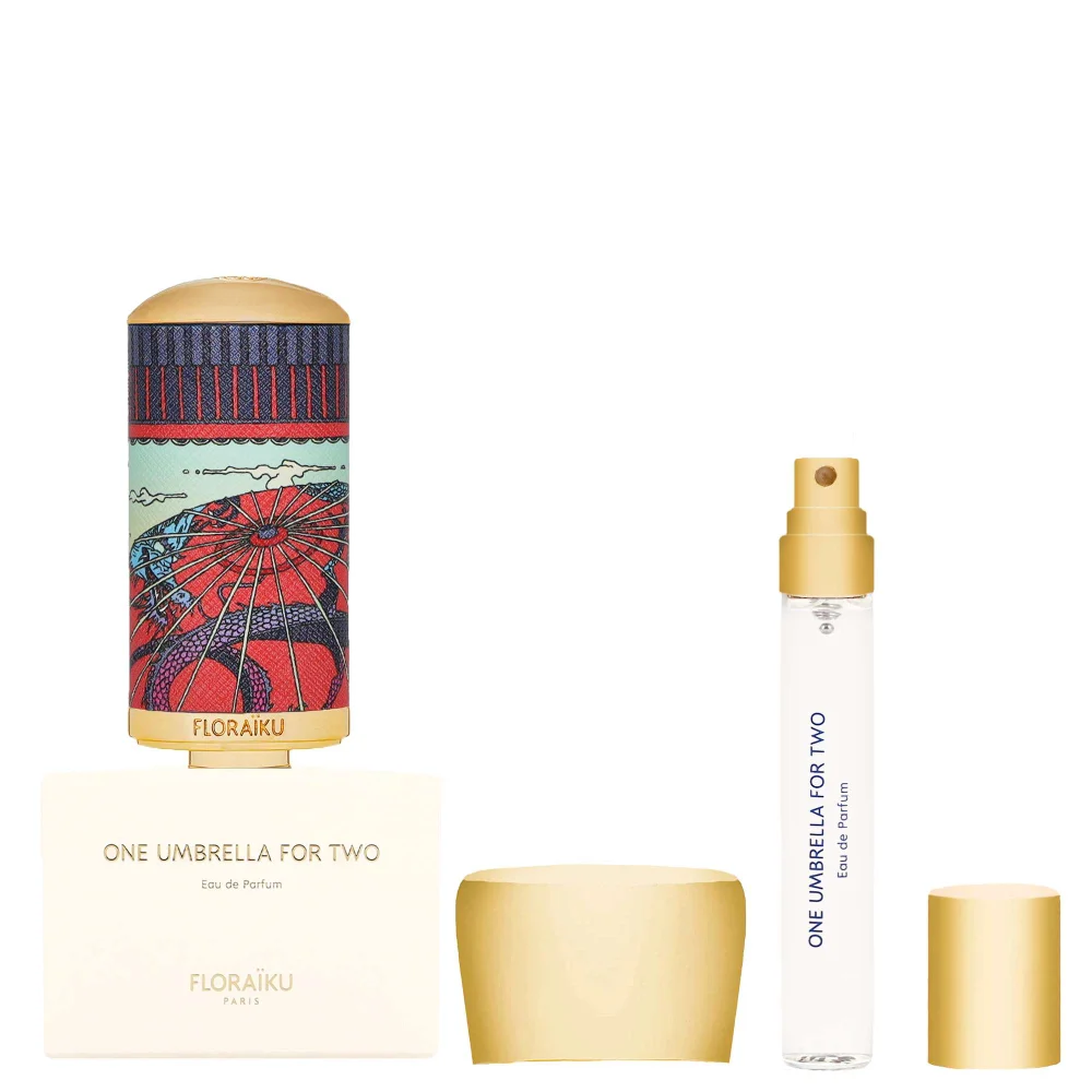 Floraiku One Umbrella For Two Eau de Parfum Spray 50ml Gift Set (Worth £295) Image 1