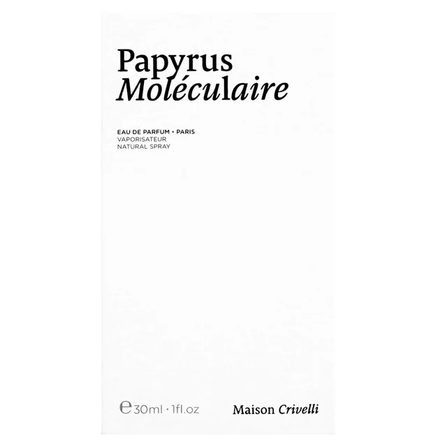 Maison Crivelli Papyrus Moléculaire Eau de Parfum 30ml