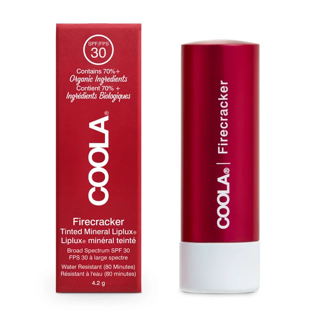 Coola Lip Care Mineral Liplux SPF30 Firecracker