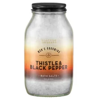 Scottish Fine Soaps Company Thistle & Black Pepper Bath Salts 500g - undefined undefined