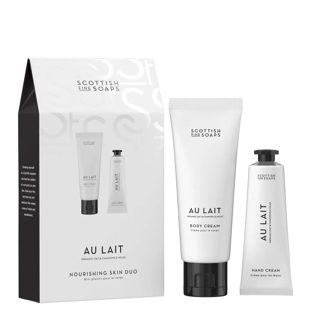 Scottish Fine Soaps Company Au Lait Nourishing Skin Duo Image 1